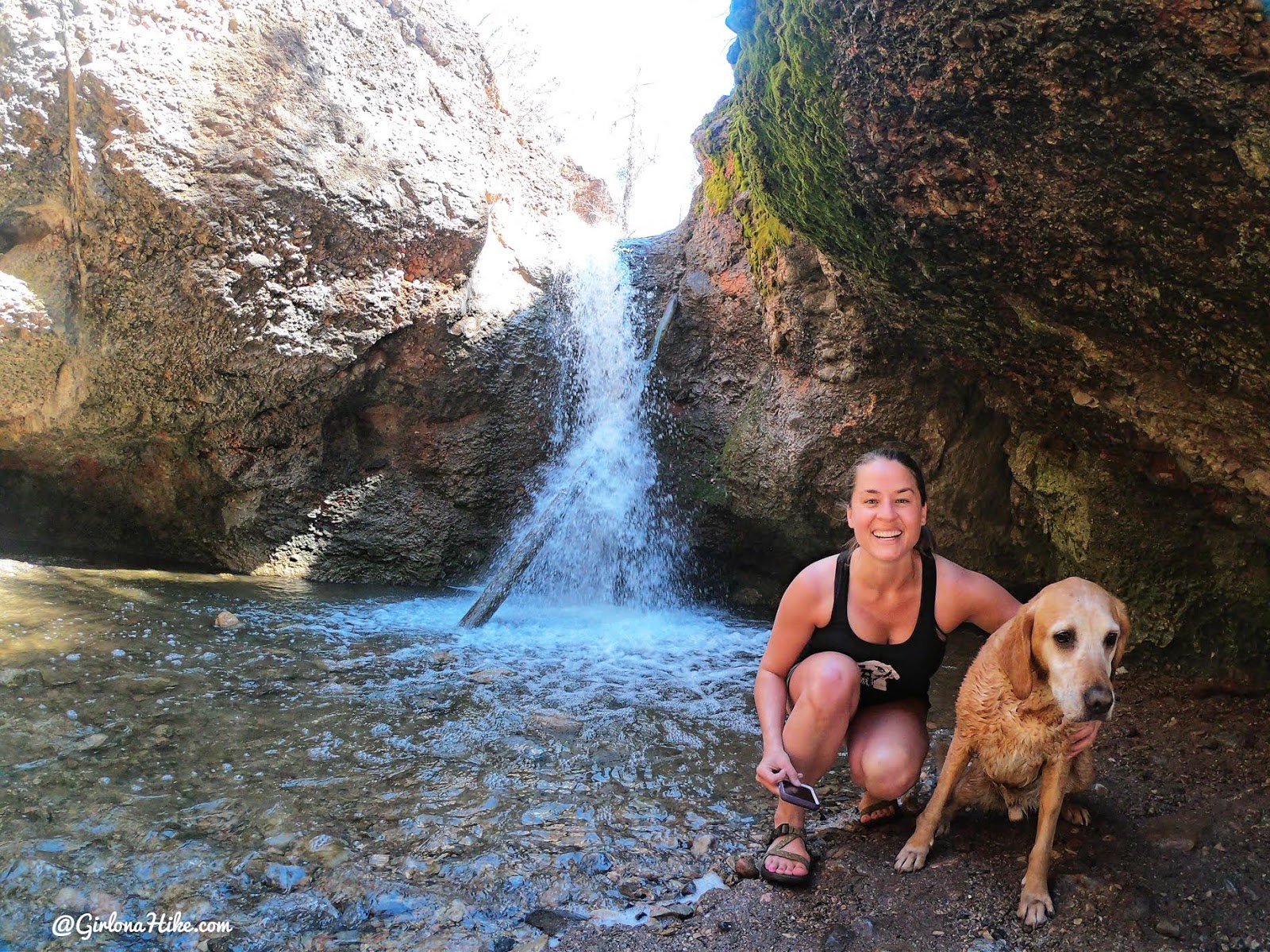 The Grotto Trail & Waterfall, Nebo Scenic Loop Road trails, Waterfalls in Utah