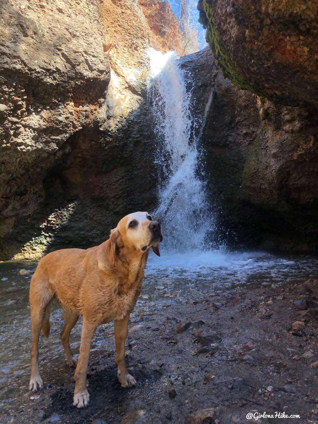 The Grotto Trail & Waterfall Girl on a Hike