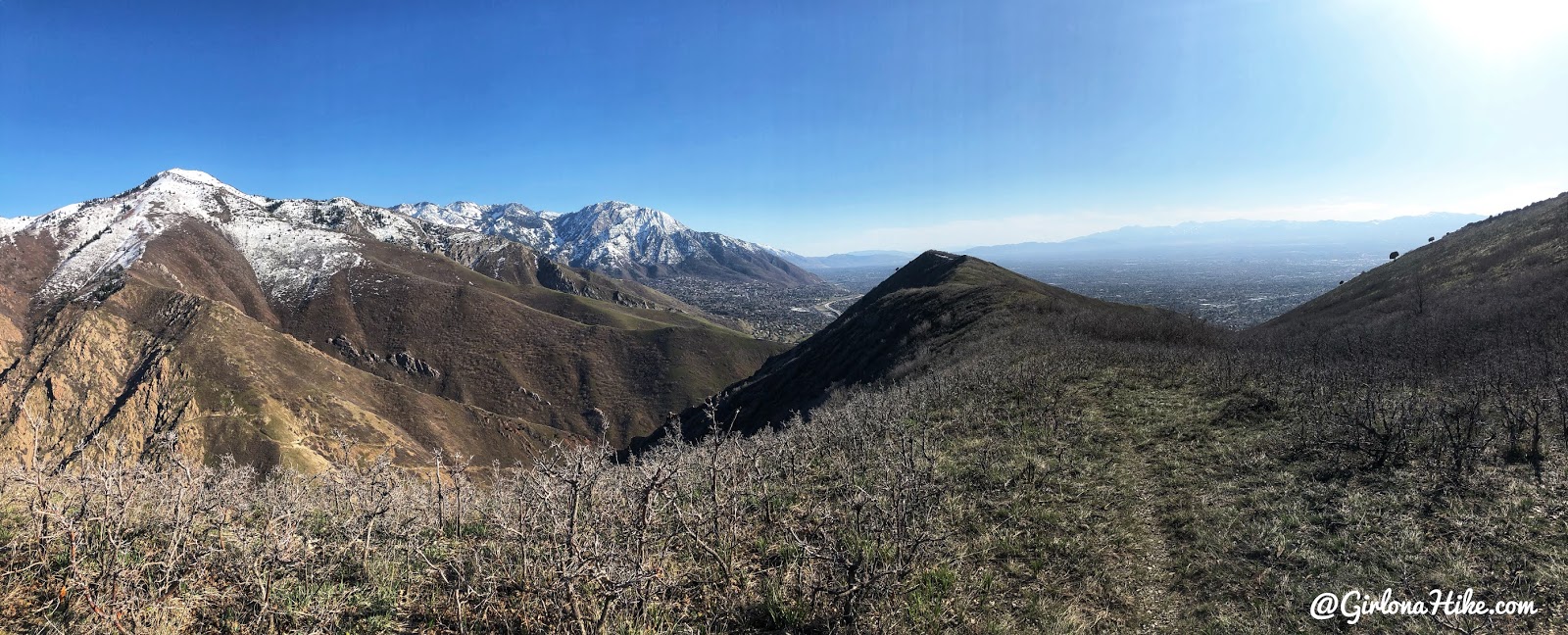 Hiking to Parley's Canyon Overlook