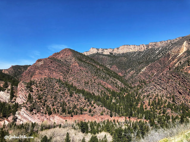 Camping & Exploring at Flaming Gorge National Rec Area, Sheep Creek canyon geological scenic drive