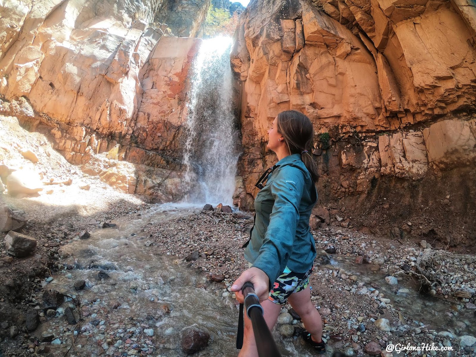 Hiking to the Hidden Haven Waterfall, Parowan, Utah waterfall, Brian Head waterfall, waterfalls in utah, waterfalls in southern utah, dog friendly utah waterfalls