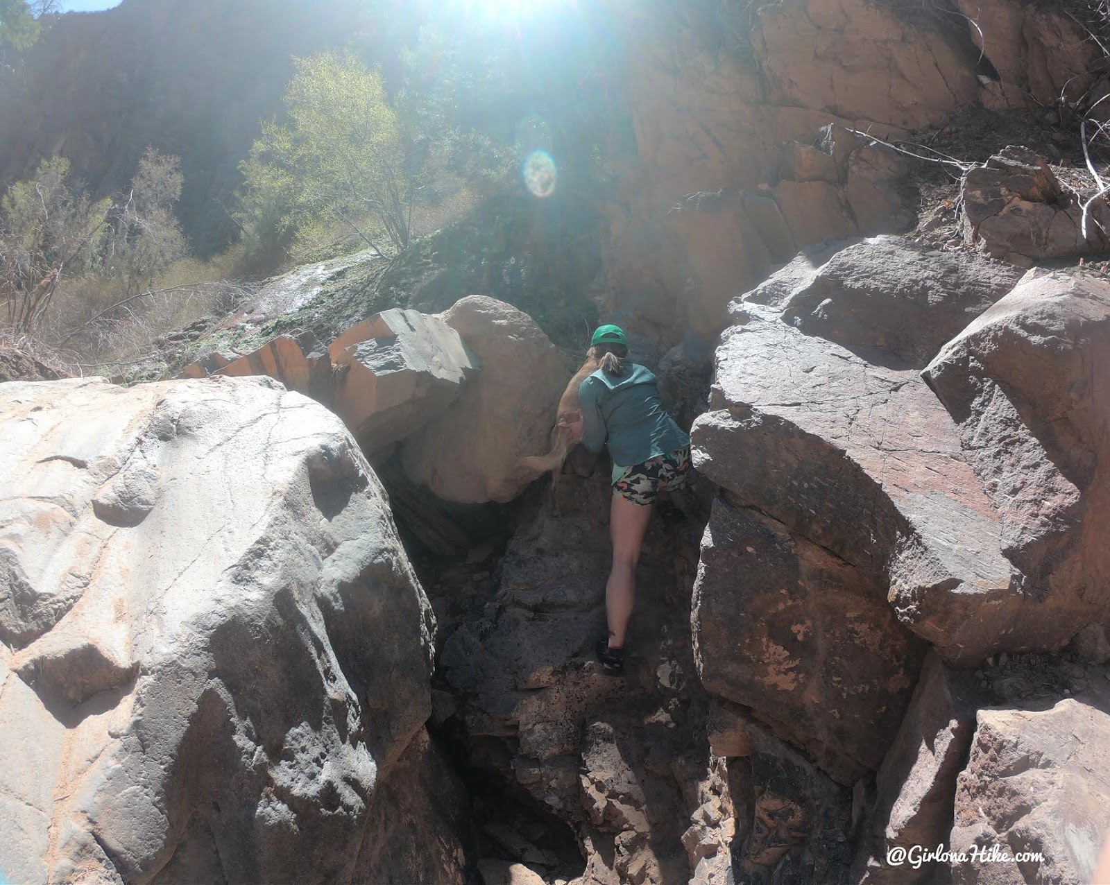 Hiking to the Hidden Haven Waterfall, Parowan, Utah waterfall, Brian Head waterfall, waterfalls in utah, waterfalls in southern utah, dog friendly utah waterfalls