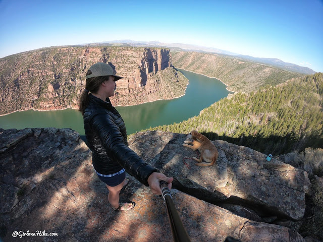 Camping & Exploring at Flaming Gorge National Rec Area Girl on a Hike