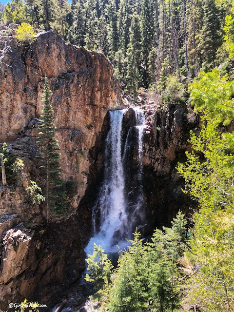 Hiking to Bouillon Falls, Utah, Waterfalls in Utah, Best waterfalls in utah