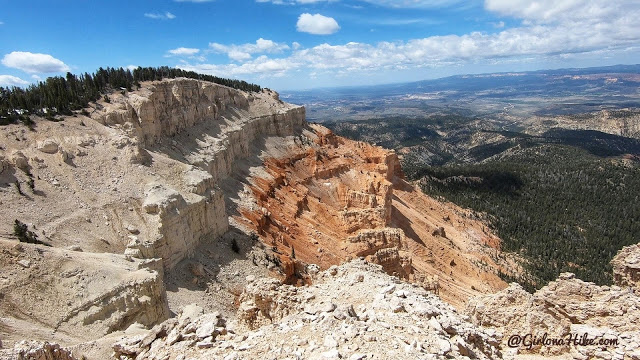 Hiking to Powell Point, Pink Point Utah, highest point in grand staircase escalante national monument, hiking in grand staircase escalante national mo