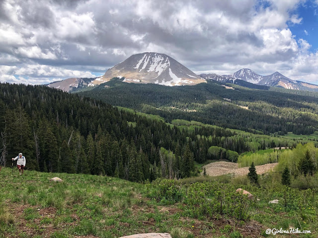 Hiking to Haystack Mountain, LaSal Mountains