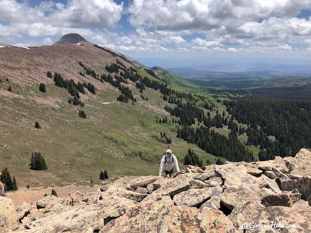 Hiking to Haystack Mountain, LaSal Mountains