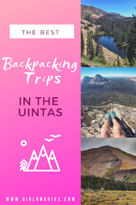 The Best Backpacking Trips in the Uintas, best day hikes in the uintas