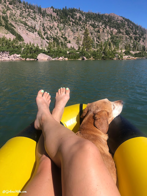 Hiking to Whiskey Island Lake, Uintas