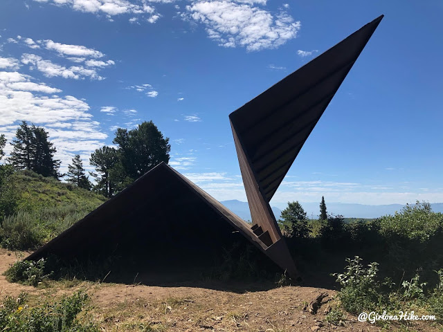 Hike to the Paper Airplane at Powder Mountain