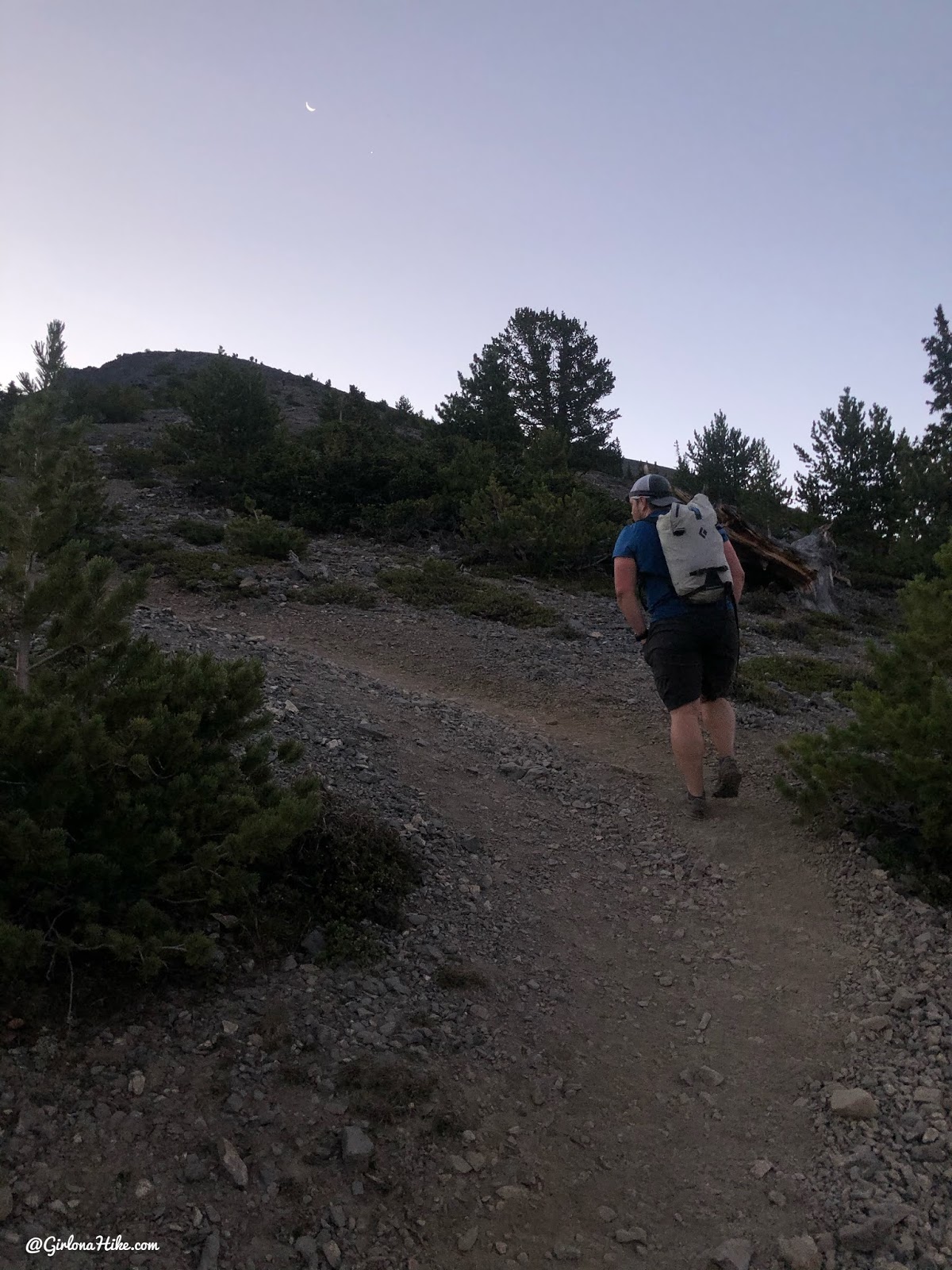 Hiking to Mt.Borah, Idaho State High Point