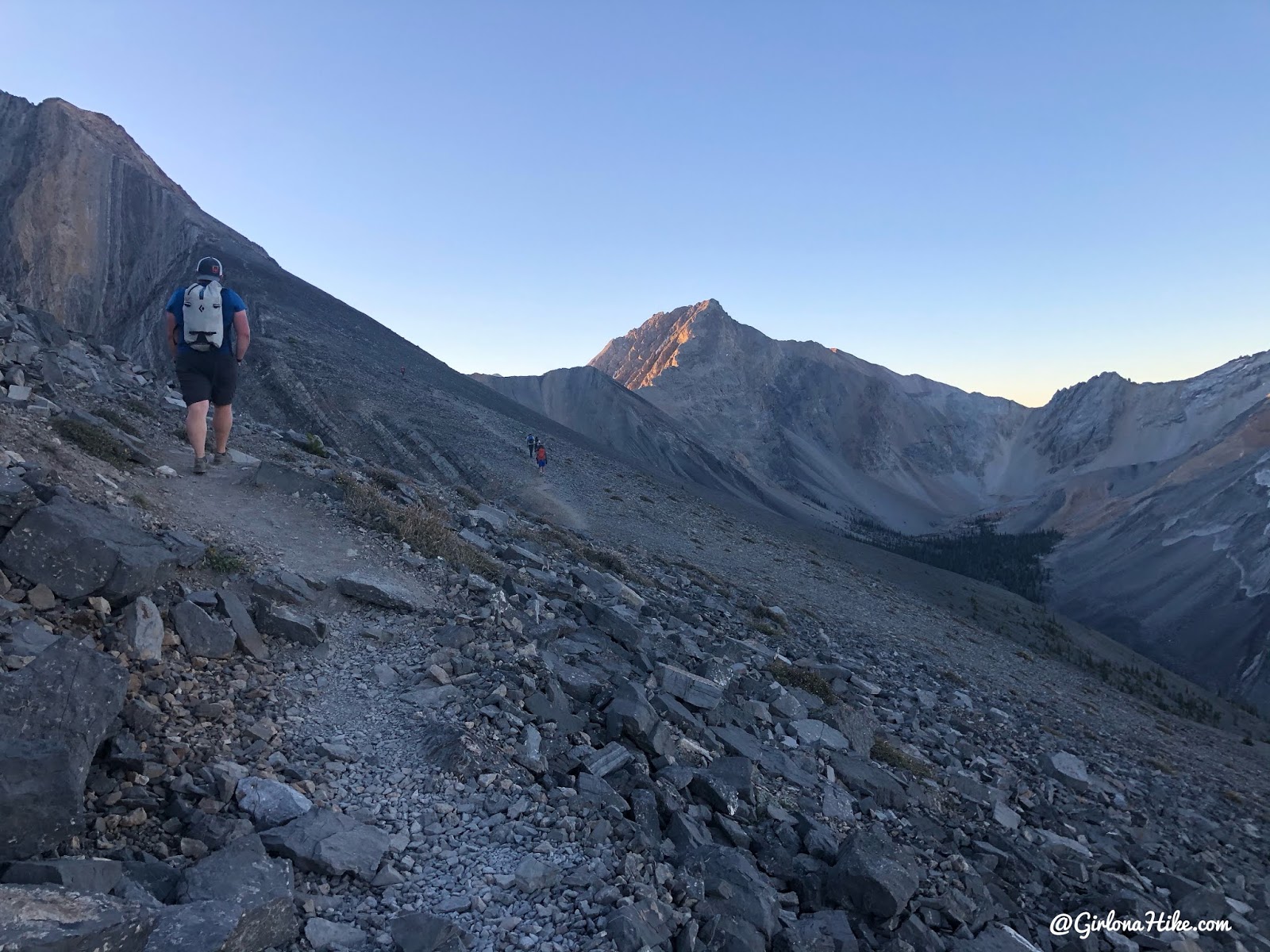 Hiking to Mt.Borah, Idaho State High Point