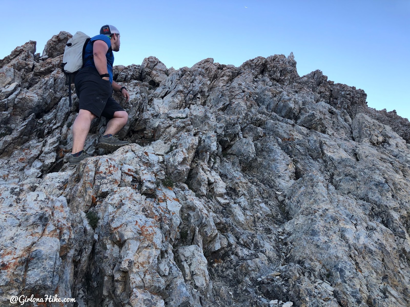 Hiking to Mt.Borah, Idaho State High Point