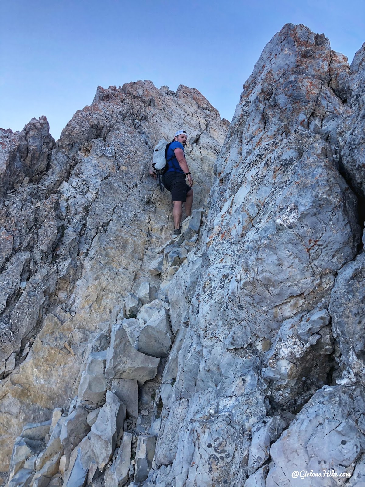 Hiking to Mt.Borah, Idaho State High Point