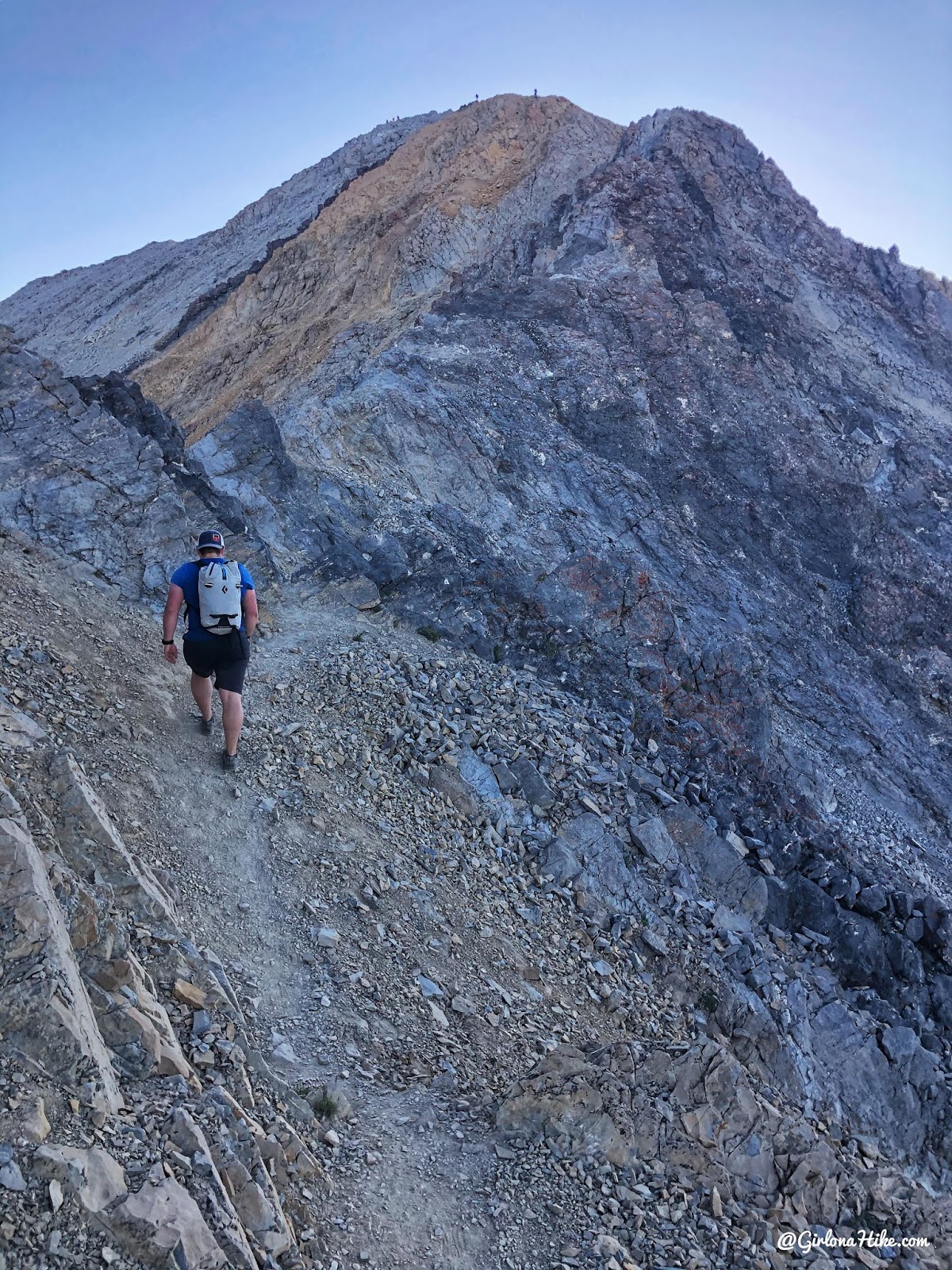 Hiking to Mt.Borah, Idaho State High Point