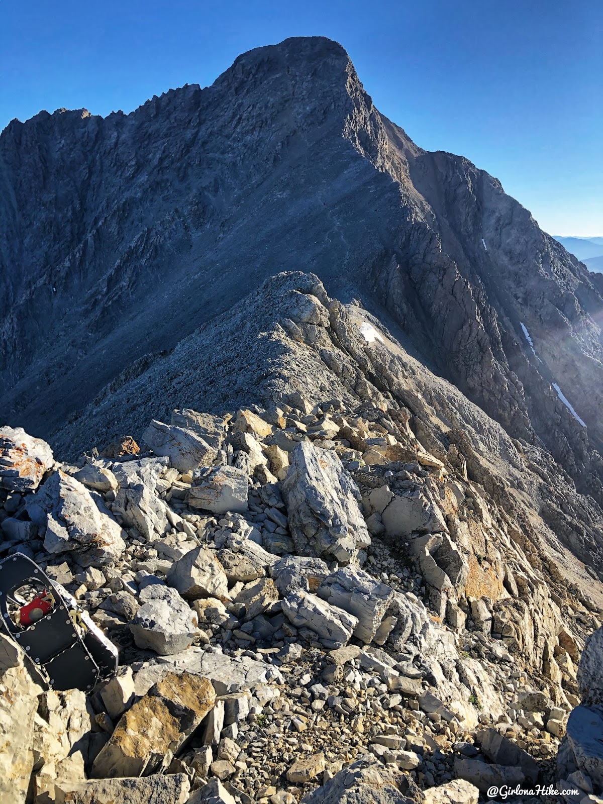 Hiking to Mt.Borah, Idaho State High Point