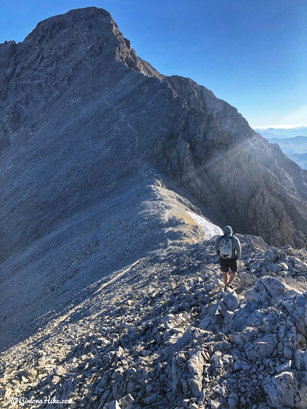 Hiking to Mt.Borah, Idaho State High Point