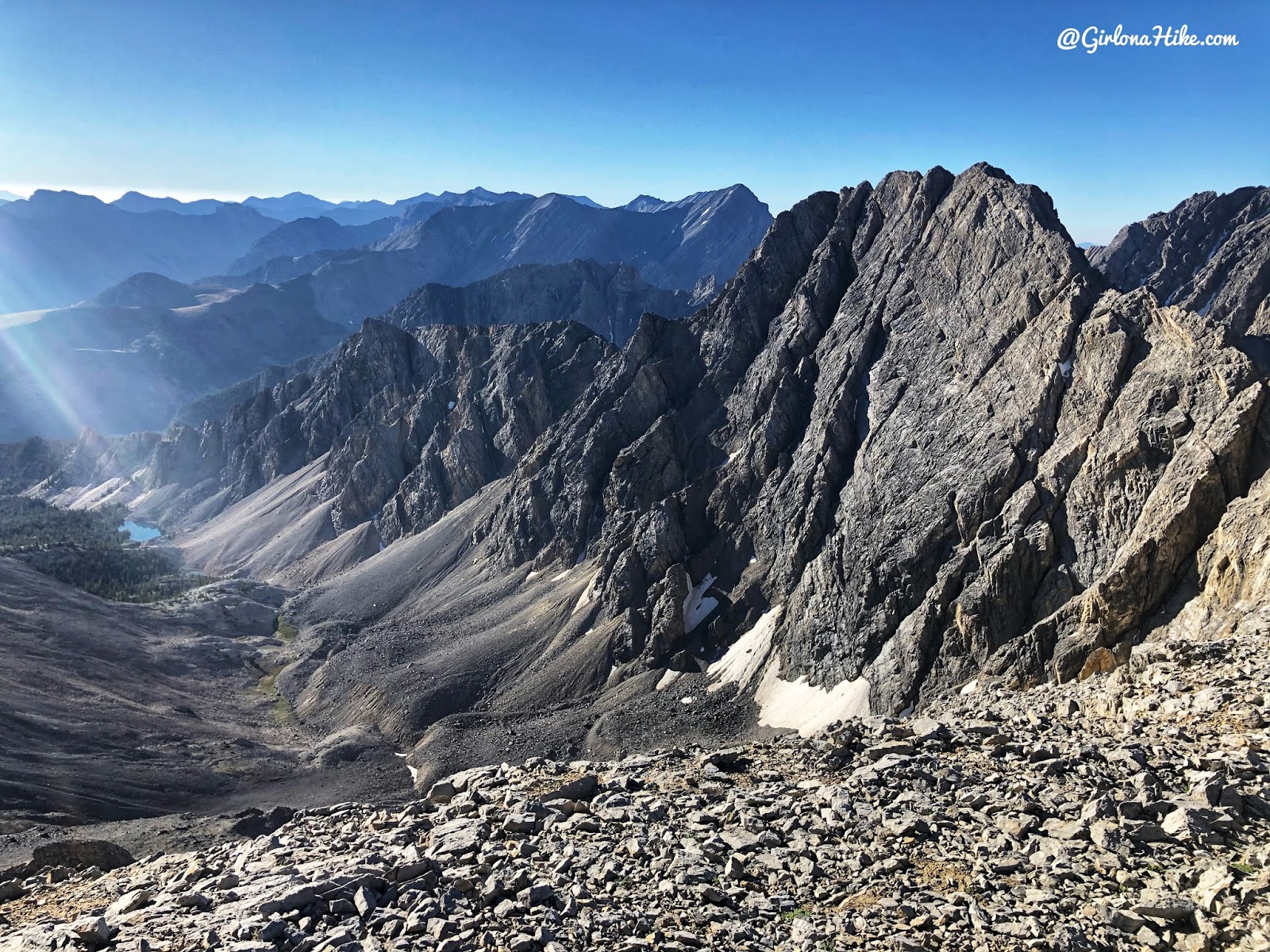 Hiking to Mt.Borah, Idaho State High Point