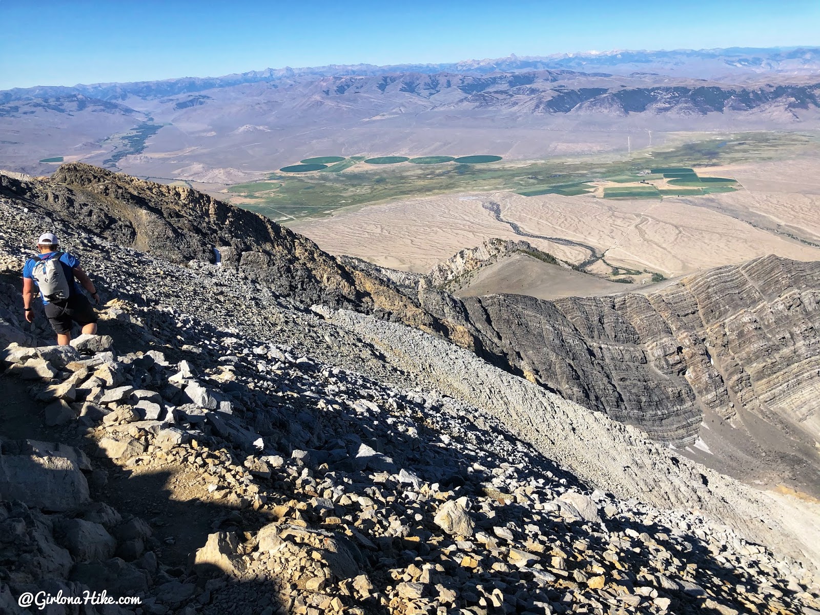 Hiking to Mt.Borah, Idaho State High Point