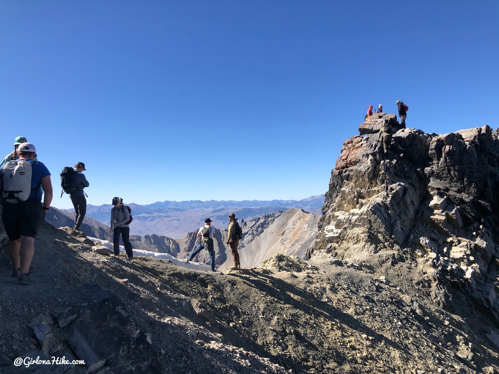 Hiking to Mt.Borah, Idaho State High Point