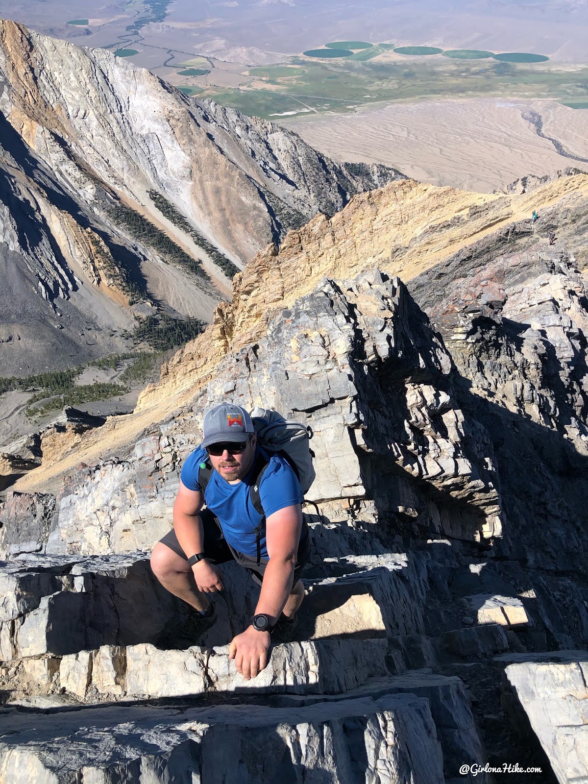 Hiking to Mt.Borah, Idaho State High Point