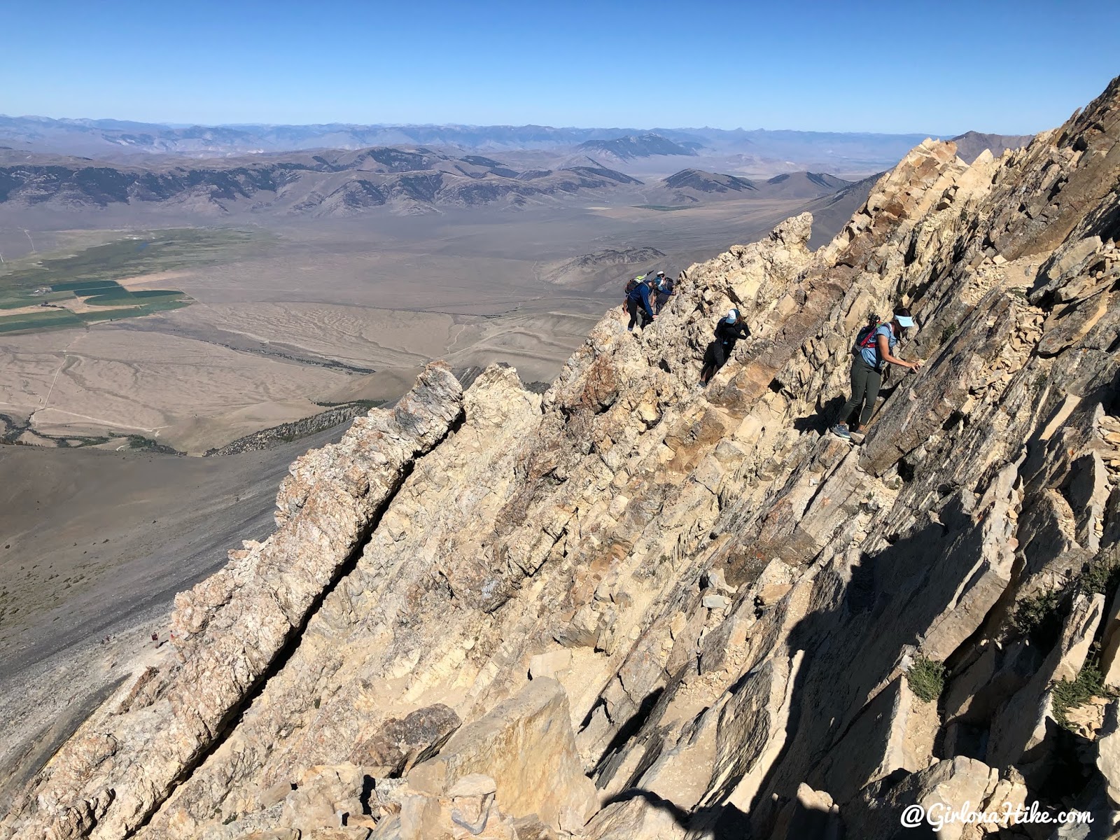 Hiking to Mt.Borah, Idaho State High Point