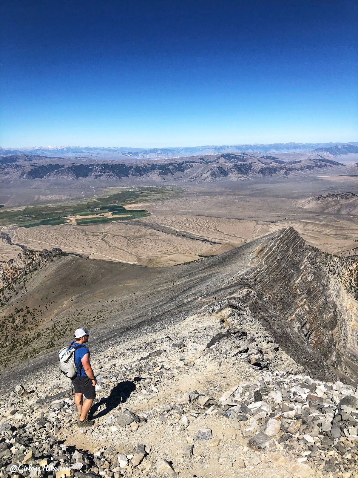 Hiking to Mt.Borah, Idaho State High Point