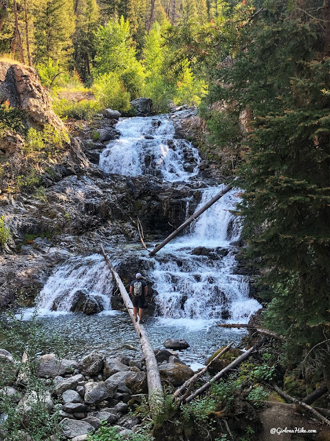 Hiking to Fall Creek Falls, Challis National Forest