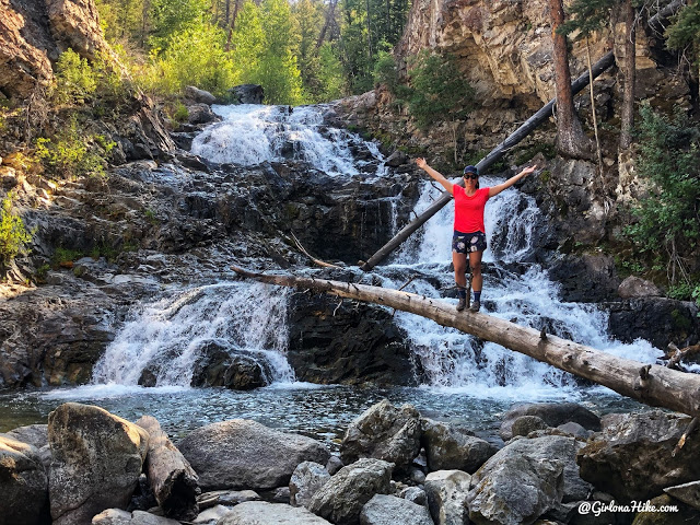 Hiking to Fall Creek Falls, Challis National Forest