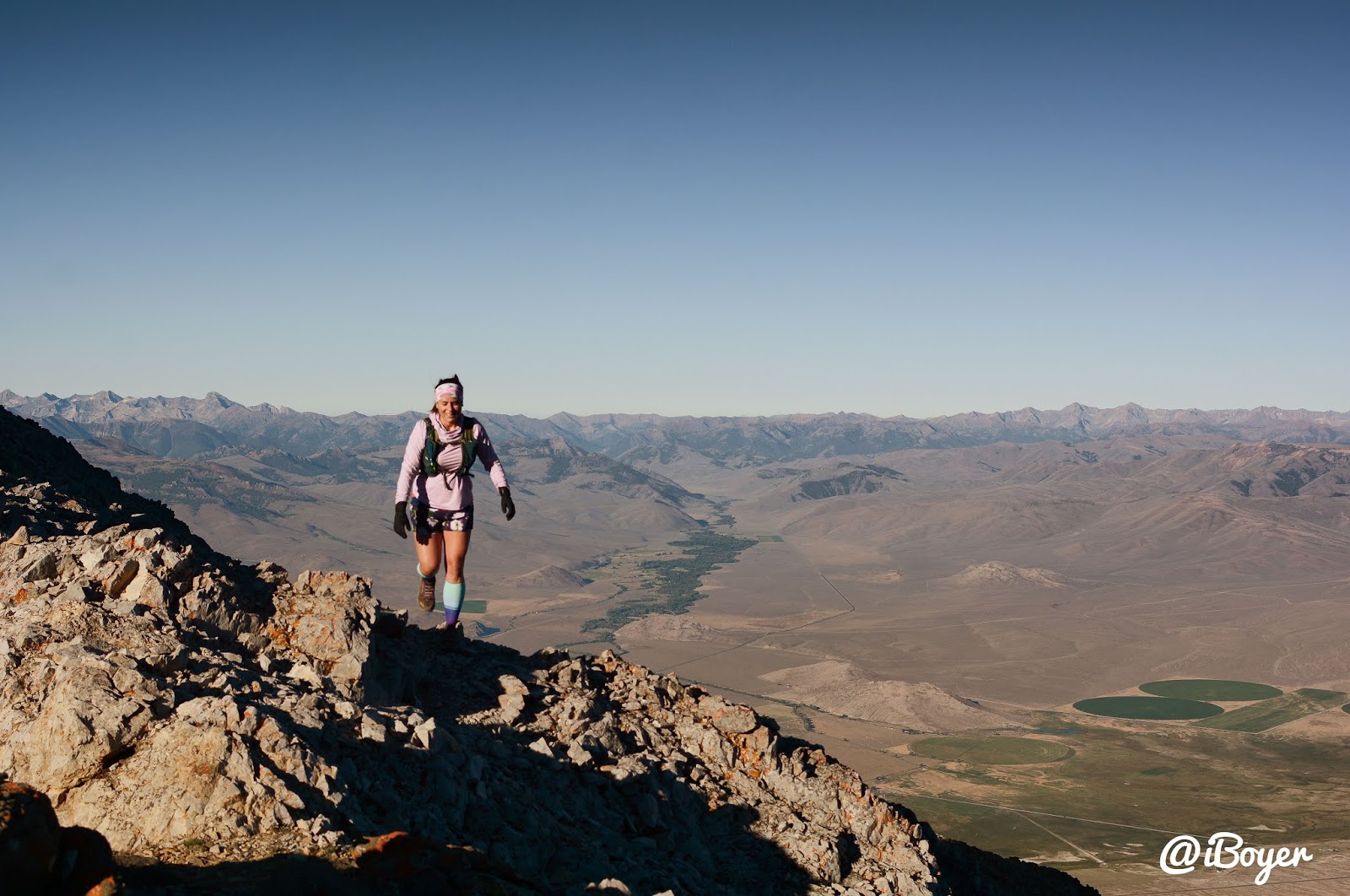 Hiking to Mt.Borah, Idaho State High Point