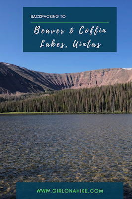 Backpacking to Beaver & Coffin Lakes, High Uintas