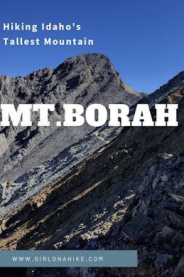 Hiking to Mt.Borah, Idaho State High Point