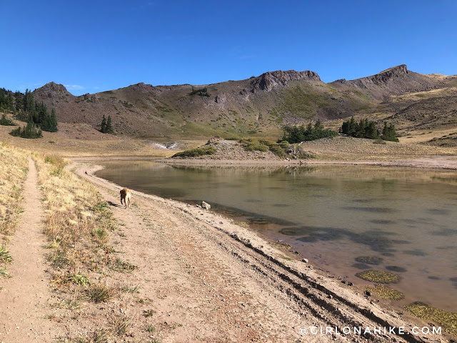 Hiking to Blue Lake, Tushar Mountains