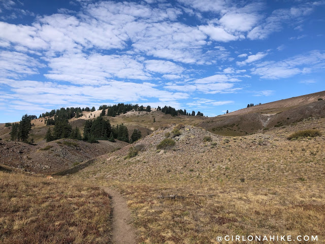 Hiking to Blue Lake, Tushar Mountains