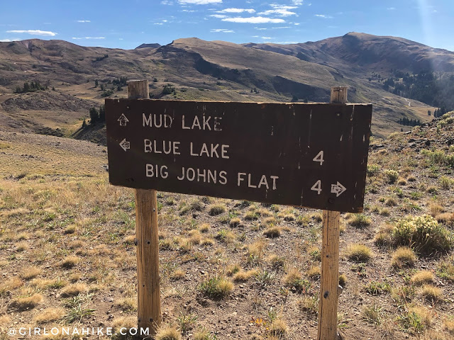 Hiking to Blue Lake, Tushar Mountains