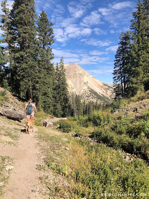 Hiking to Blue Lake, Tushar Mountains