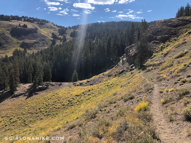 Hiking to Blue Lake, Tushar Mountains