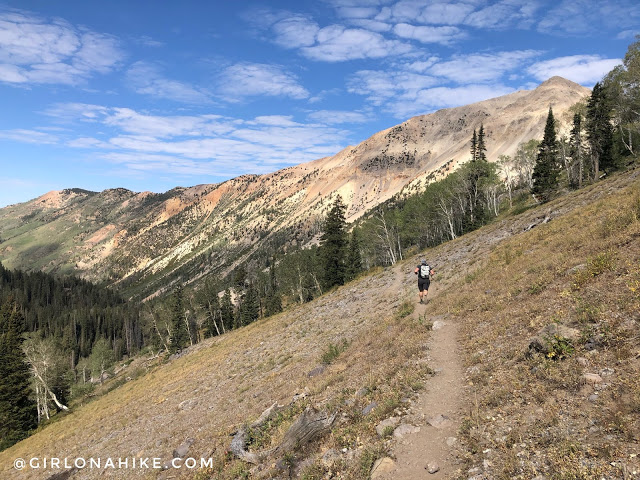 Hiking to Blue Lake, Tushar Mountains