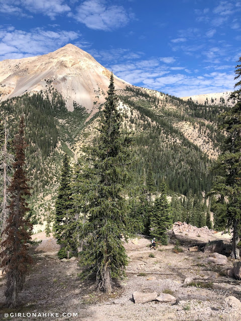 Hiking to Blue Lake, Tushar Mountains