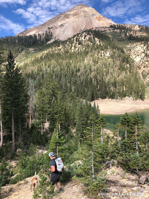 Hiking to Blue Lake, Tushar Mountains