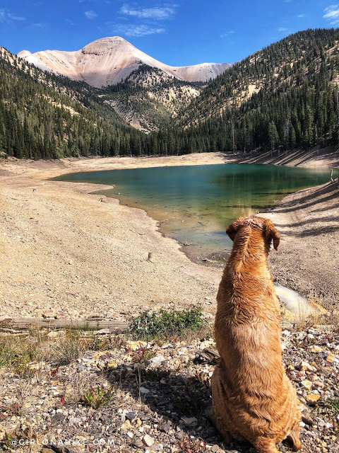 Hiking to Blue Lake, Tushar Mountains