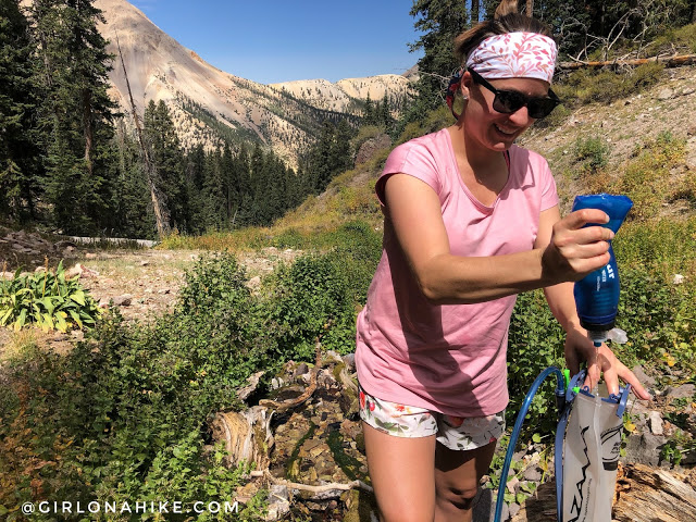 Hiking to Blue Lake, Tushar Mountains