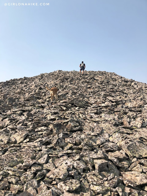 Hiking to Shelly Baldy Peak, Tushar Mountains