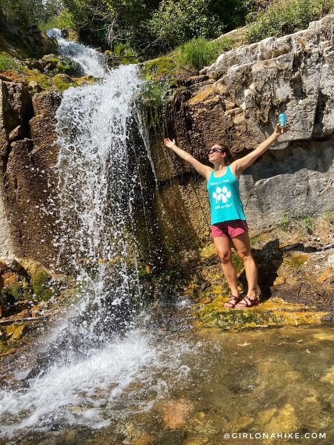 Hiking to Salt Creek Canyon Falls, Utah