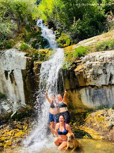 Hiking to Salt Creek Canyon Falls, Utah