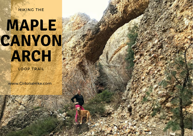 Hiking to Maple Canyon Arch, Utah