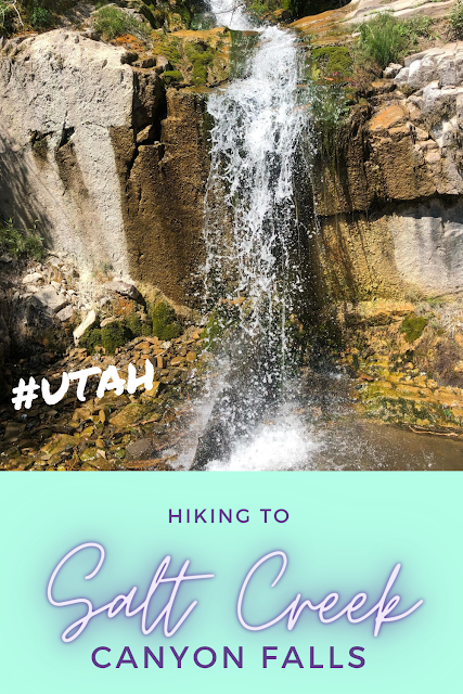 Hiking to Salt Creek Canyon Falls, Utah