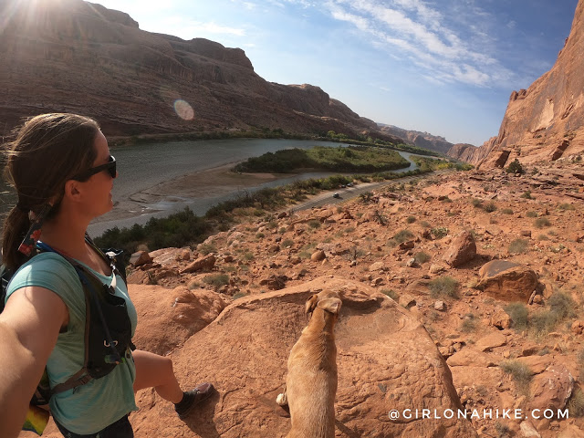 Hiking to the Portal Overlook, Moab