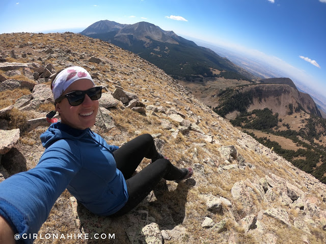 Hiking to Mt.Tomasaki, LaSal Mountains