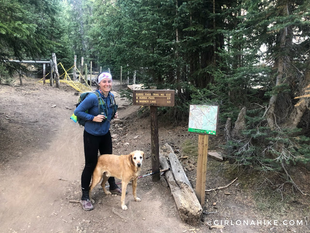 Hiking to Mt.Tomasaki, LaSal Mountains